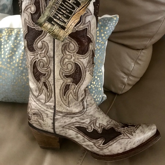Corral Boots A2938 Cowboy Boots Brown//Bone